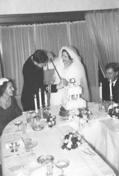 Cutting the cake